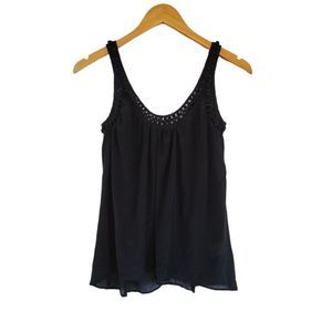 Chelsea Flower Silk Cutout Blouse